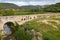 French Roman aqueduc aerial view