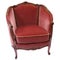 French rose pink armchair
