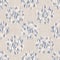 French shabby chic stylized dotty vector texture background. Linen blue polka dot glitch seamless pattern. Modern