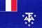 French Southern and Antarctic Lands. TAAF official flag