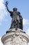 French statue of Liberty in Place de la Republique