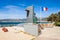 French submarine monument in Toulon