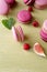 French summer macaroons