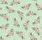 French Sweet Rose Seamless Pattern