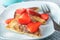 French toasts with strawberry