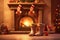 It is a French tradition for children to leave their shoes by the fireplace in the hope that Santa will fill them with