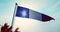 French Tricolour Waving Or France Flag Banner Flying - 30fps 4k Video