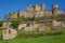 French village of Berze-le-Chatel in Burgundy and its medieval castle
