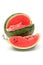 French Whole watermelon and big slice