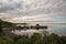 Frenchman Bay at dusk at Bar Harbor Maine USA