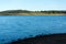 Frenchman lake cove beach and water landscape