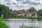 Frensham great pond and hotel in Surrey