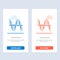 Frequency, Hertz, Pitch, Pressure, Sound  Blue and Red Download and Buy Now web Widget Card Template