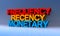 Frequency recency monetary on blue
