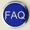 Frequently Asked Questions Button Or FAQ Icon