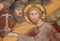 Fresco in San Gimignano - Jesus on the Via Dolorosa