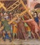 Fresco in San Gimignano - Jesus on the Via Dolorosa