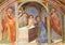 Fresco in San Gimignano - The Presentation at the Temple