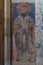 Fresco on the wall inside of Armenian Cathedral Church of Holy Cross on Akdamar Island. Turkey