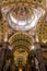 Frescoed dome and interior view of the Basilica of Santa Maria di Campagna,  Piacenza, Italy