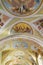 The frescoes on the ceiling in the Church of the Annunciation of the Virgin Mary in Klanjec, Croatia