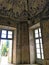 Frescoes and fairytale in AgliÃ¨ Castle, Piedmont region, Italy. Enchanting architecture, art and history