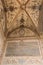 Frescoes in the first inner courtyard at medieval Palazzo Vecchio, Florence, Tuscany, Italy