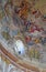 Frescoes inside of Karlskirche Vienna, Austria