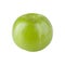 Fresh Amla or Indian gooseberry fruits isolated on a white background