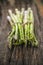 Fresh asparagus bunches
