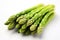 Fresh Asparagus on white background