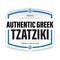 Fresh Authentic Greek Tzatziki sign