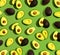 Fresh avocado pattern