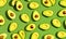 Fresh avocado pattern