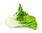 Fresh baby chinese cabbage on white background