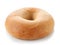 Fresh bagel on white background