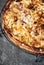 Fresh Baked Almond Pie Food Recipe Concept