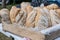 Fresh baked bread from a ecologic market in Sweden