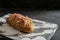 Fresh baked cheesy pull apart bread, with garlic and herbs butter