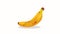 fresh banana fruit healthy food animation