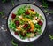 Fresh Beet, Orange salad with wild rocket, cheese and Pine nuts. healthy summer food