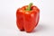 Fresh Bell Pepper on White Background AI Generated