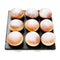 Fresh Berliner Doughnuts  on white background.