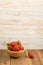 Fresh Berries on Rustic Wooden Background for Design Montage or Layout