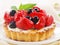 Fresh berries tart