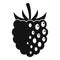 Fresh blackberry icon, simple style