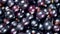 Fresh blackcurrants rotation background. Healthy eating, season harvest.