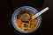 Fresh bowl of Japanese Ramen on Plain Background