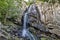 Fresh Boyana waterfalls in deep forest and rock