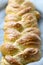 Fresh braided bread